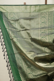 Green Soft Silk Saree - SRGSSS352