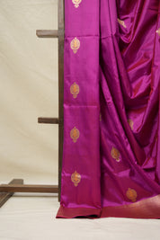 Rani Pink Banarasi Silk Saree - SRRPBSS017