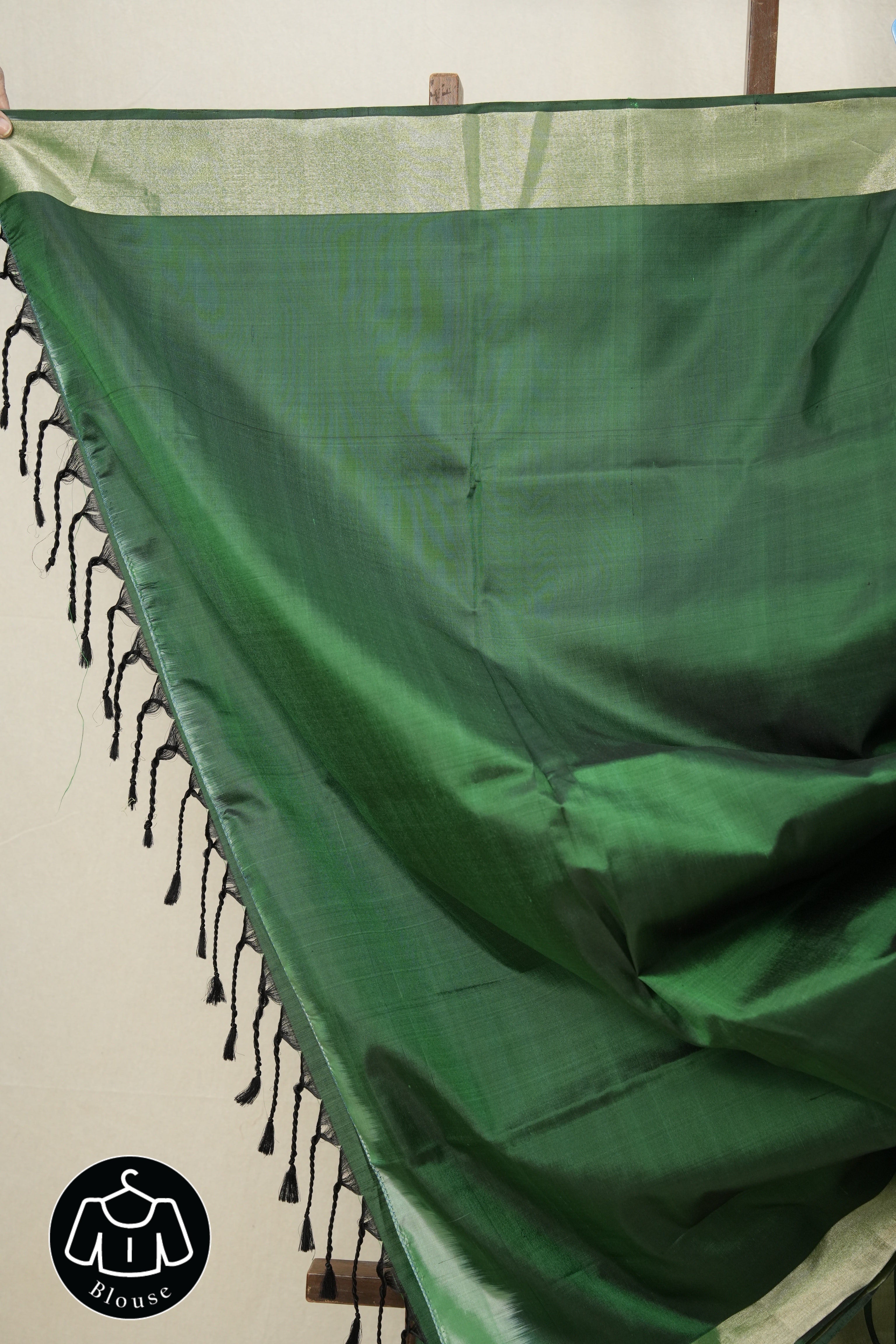 Green Soft Silk Saree - SRGSSS352