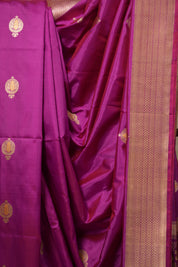 Rani Pink Banarasi Silk Saree - SRRPBSS017