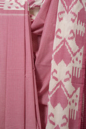 Pink Pochampalli Cotton Ikat Saree - SRPPCIS712