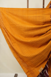 Maroon Pochampalli Cotton Ikat Saree - SRMPCIS713