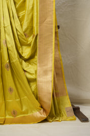 Lemon Yellow Banarasi Silk Saree - SRLYBSS022