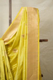 Lemon Yellow Banarasi Silk Saree - SRLYBSS022
