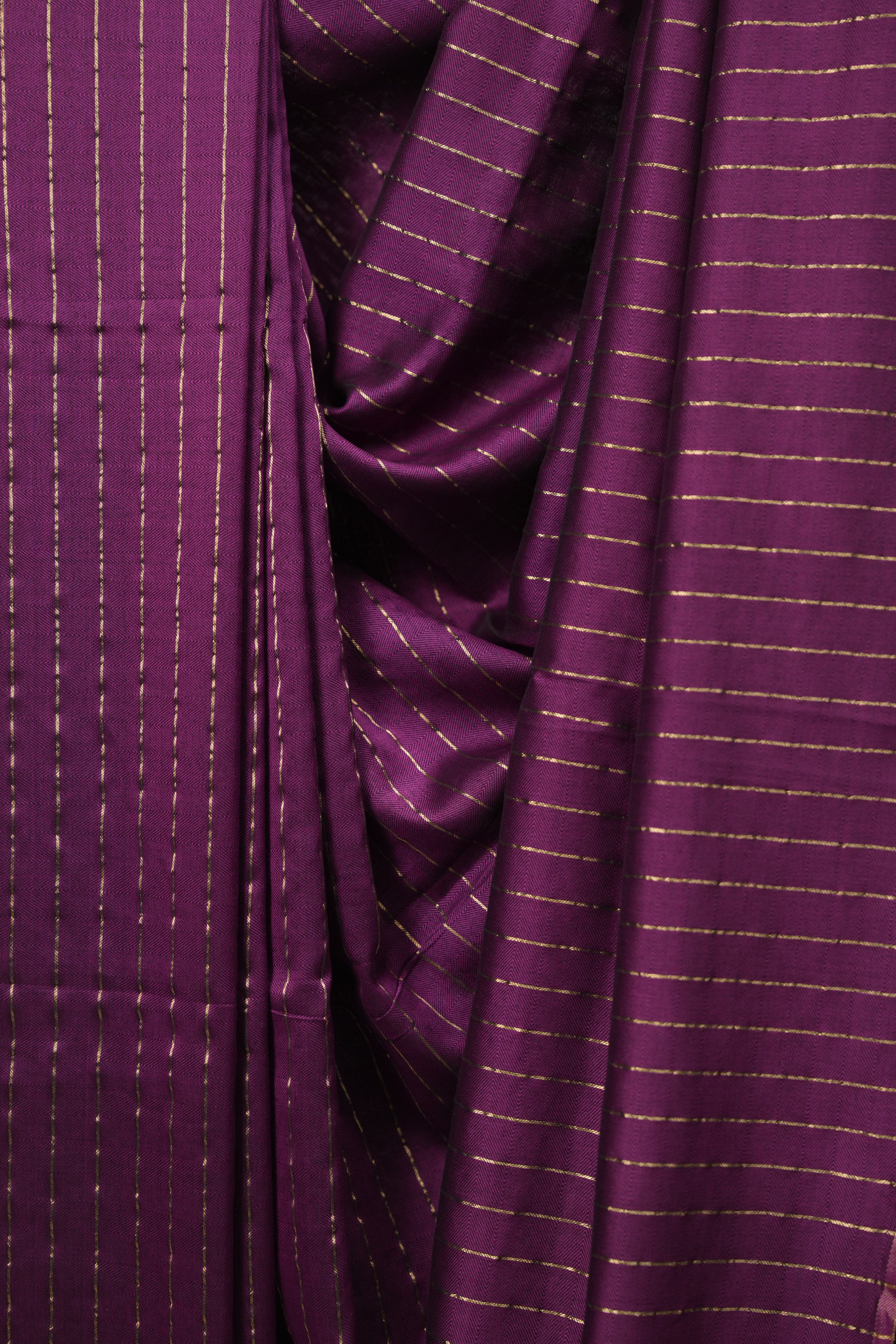 Purple Maheshwari Saree - SRPMS1214
