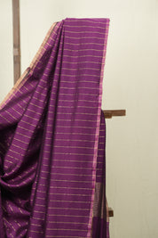 Purple Maheshwari Saree - SRPMS1214