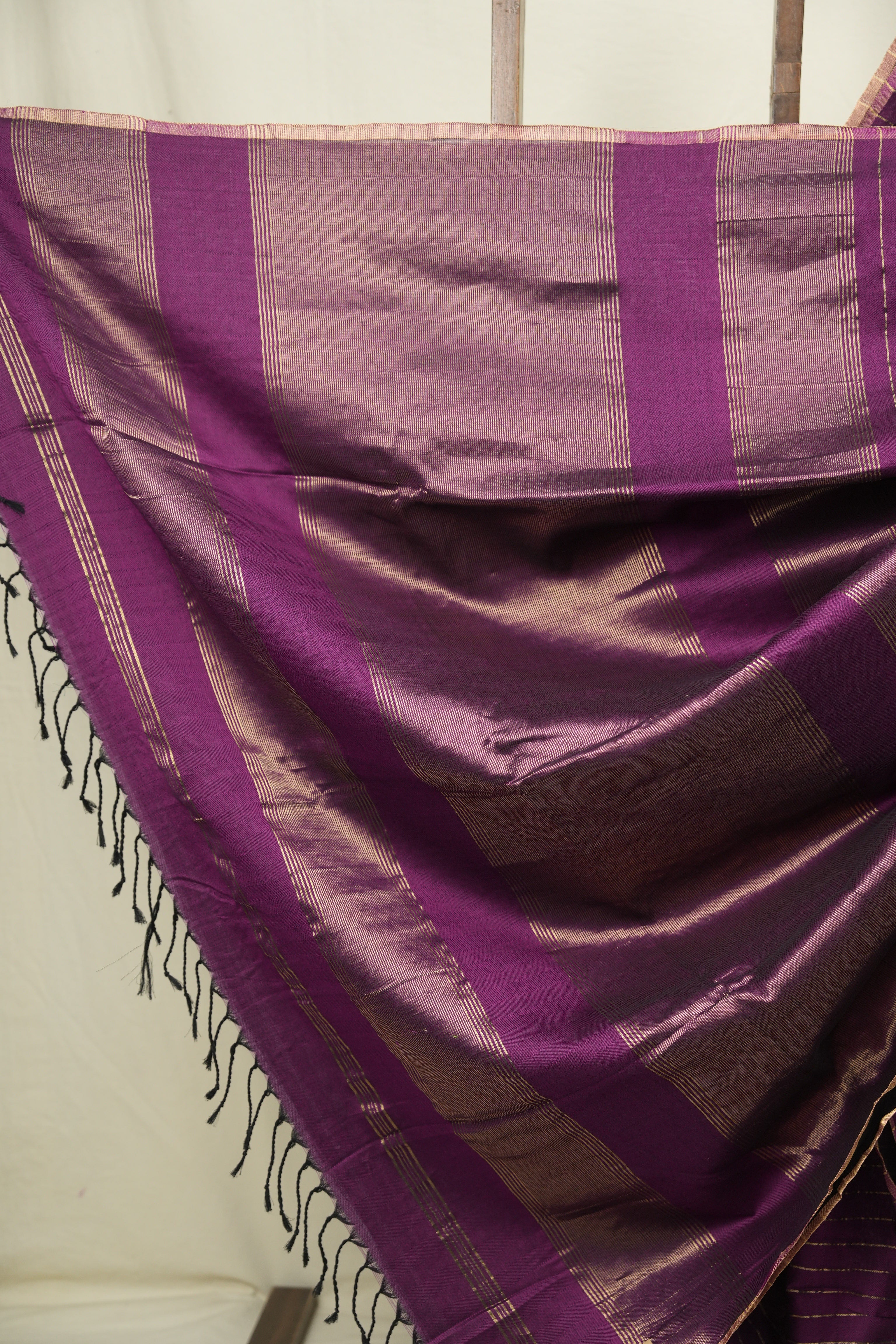 Purple Maheshwari Saree - SRPMS1214