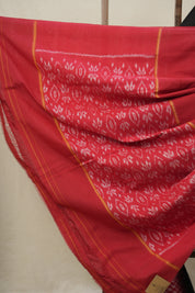 Black Pochampalli Cotton Ikat Saree - SRBPCIS662