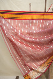 Cream Tissue Banarasi Silk Saree - SRCTBSS013