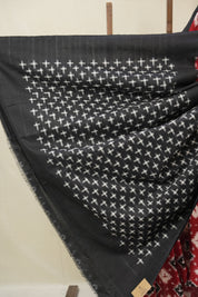 Red Pochampalli Cotton Ikat Saree - SRRPCIS716