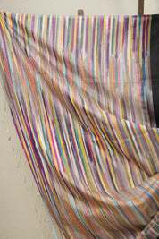 Black Soft Silk Saree - SRBSSS355