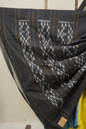 Teal Blue Pochampalli Cotton Ikat Saree - SRTBPCIS660