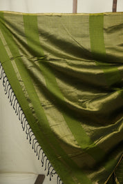 Mehandi Green Maheshwari Saree - SRMGMS1212