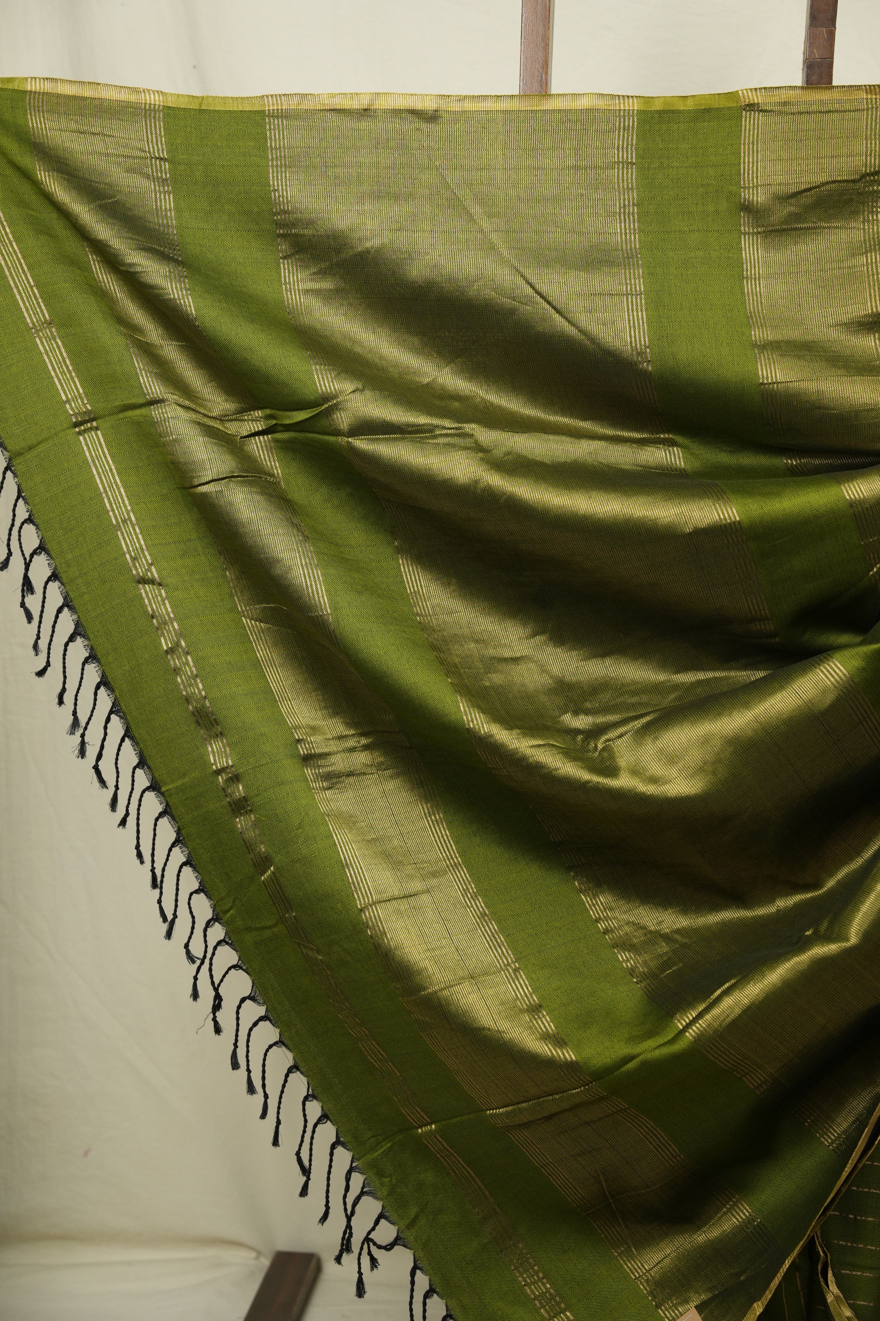 Mehandi Green Maheshwari Saree - SRMGMS1212