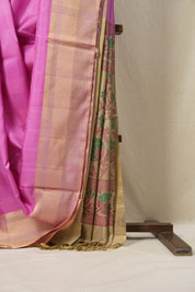 Pink Soft Silk Saree-SRPSSS44EX