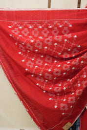 Teal Blue Pochampalli Cotton Ikat Saree - SRTBPCIS717