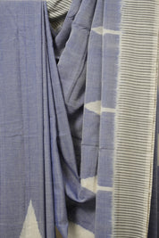 Lavender Pochampalli Cotton Ikat Saree - SRLPCIS658