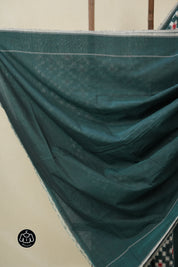 Green Pochampalli Cotton Ikat Saree - SRGPCIS718