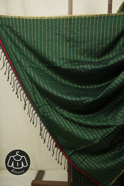 Green Maheshwari Saree - SRGMS1213