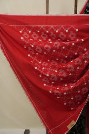 Black Pochampalli Cotton Ikat Saree - SRBPCIS711