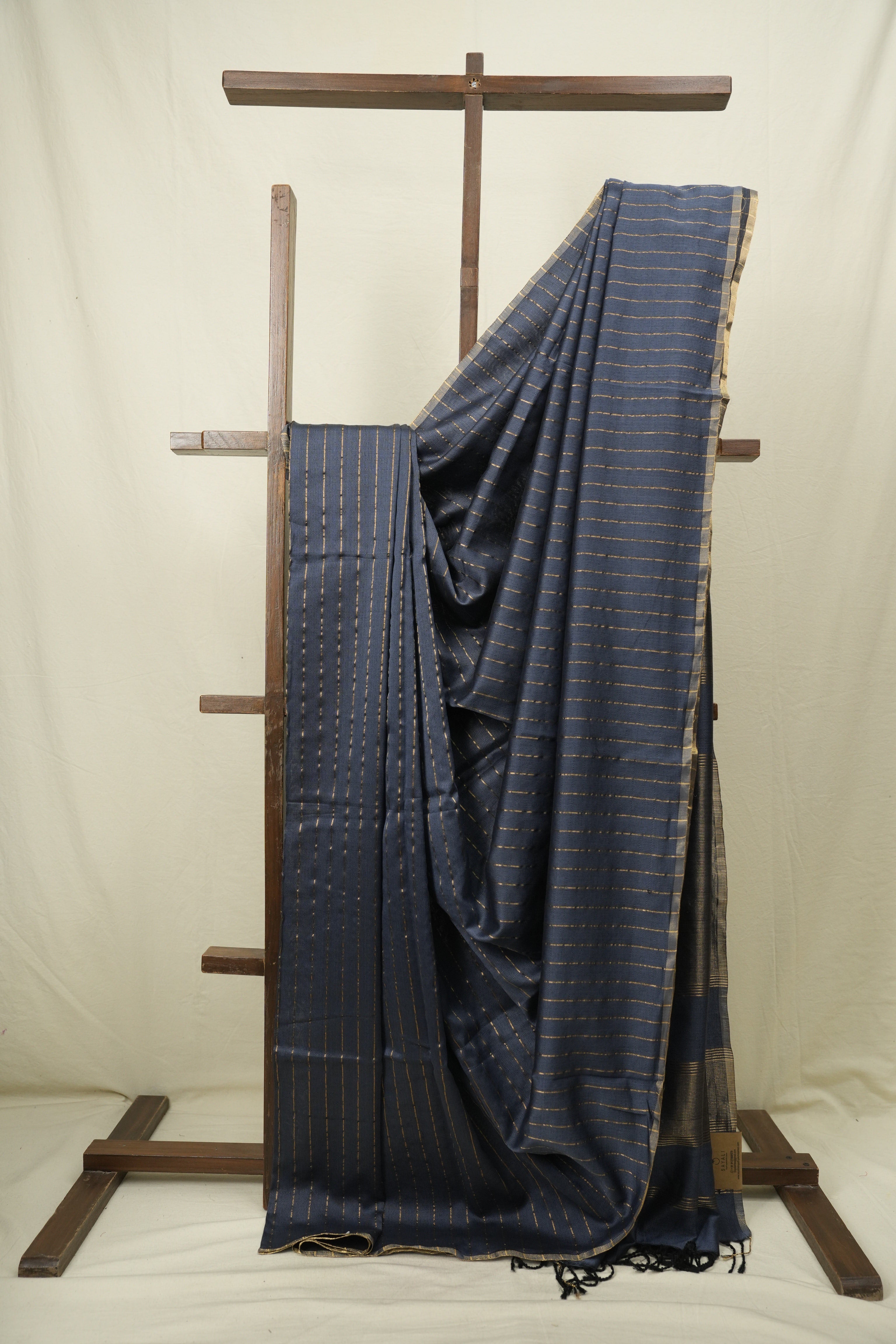 Grey Maheshwari Saree - SRGMS1210