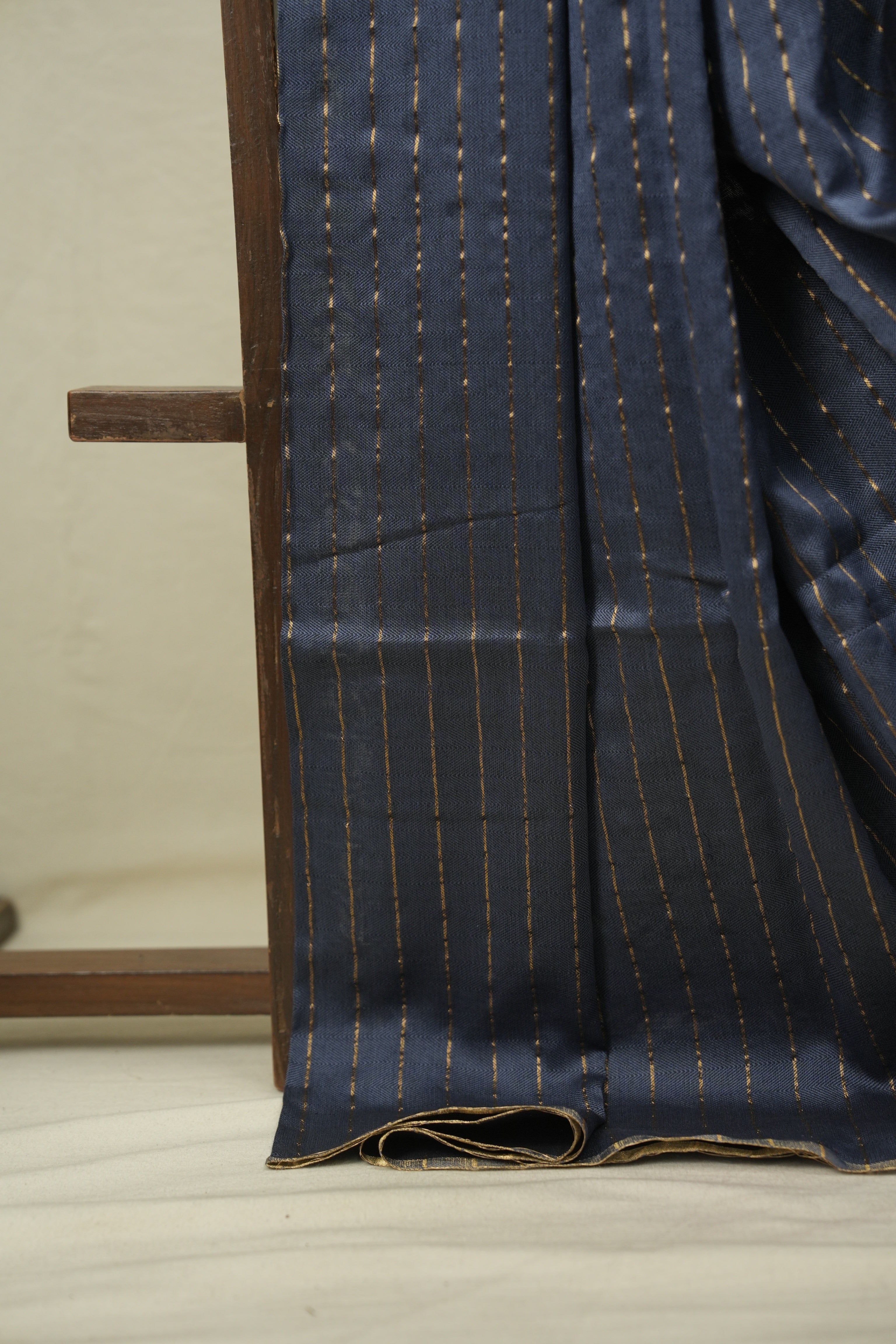 Grey Maheshwari Saree - SRGMS1210