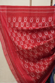 Blue Pochampalli Cotton Ikat Saree - SRBPCIS657