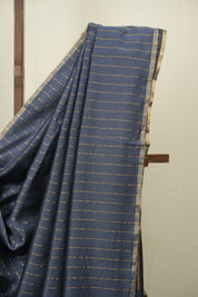 Grey Maheshwari Saree - SRGMS1210