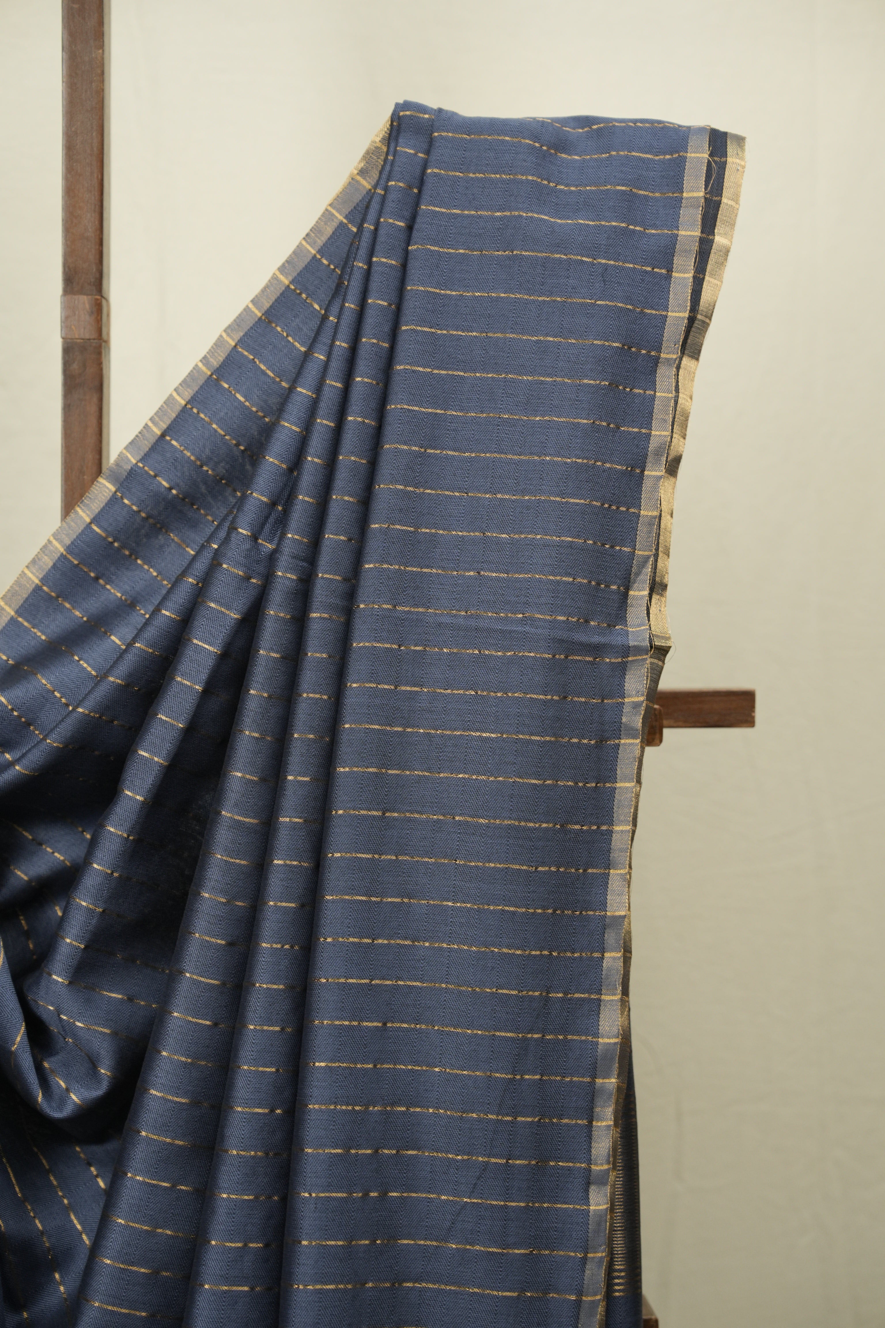 Grey Maheshwari Saree - SRGMS1210