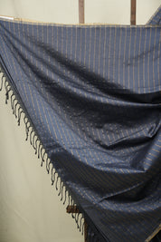 Grey Maheshwari Saree - SRGMS1210