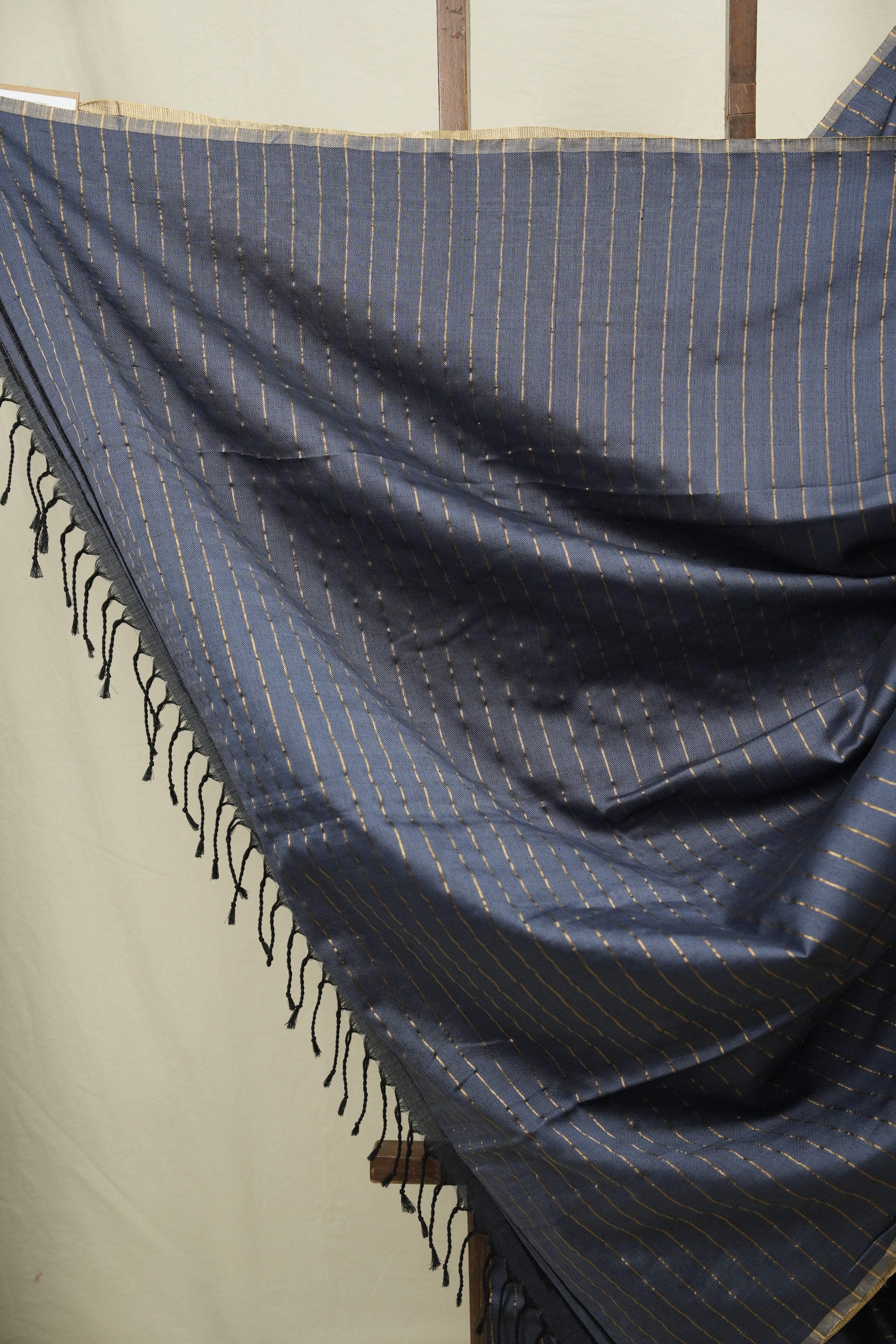 Grey Maheshwari Saree - SRGMS1210