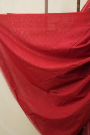 Maroon Pochampalli Cotton Ikat Saree - SRMPCIS671