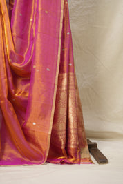 Two Tone Pink Tissue Banarasi Silk Saree - SRTTPTBSS23