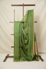 Green Tissue Banarasi Silk Saree - SRGTBSS26