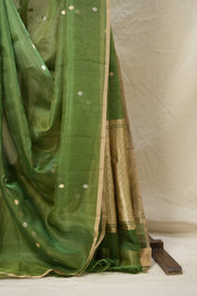 Green Tissue Banarasi Silk Saree - SRGTBSS26