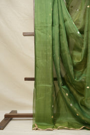 Green Tissue Banarasi Silk Saree - SRGTBSS26