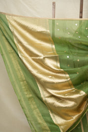Green Tissue Banarasi Silk Saree - SRGTBSS26