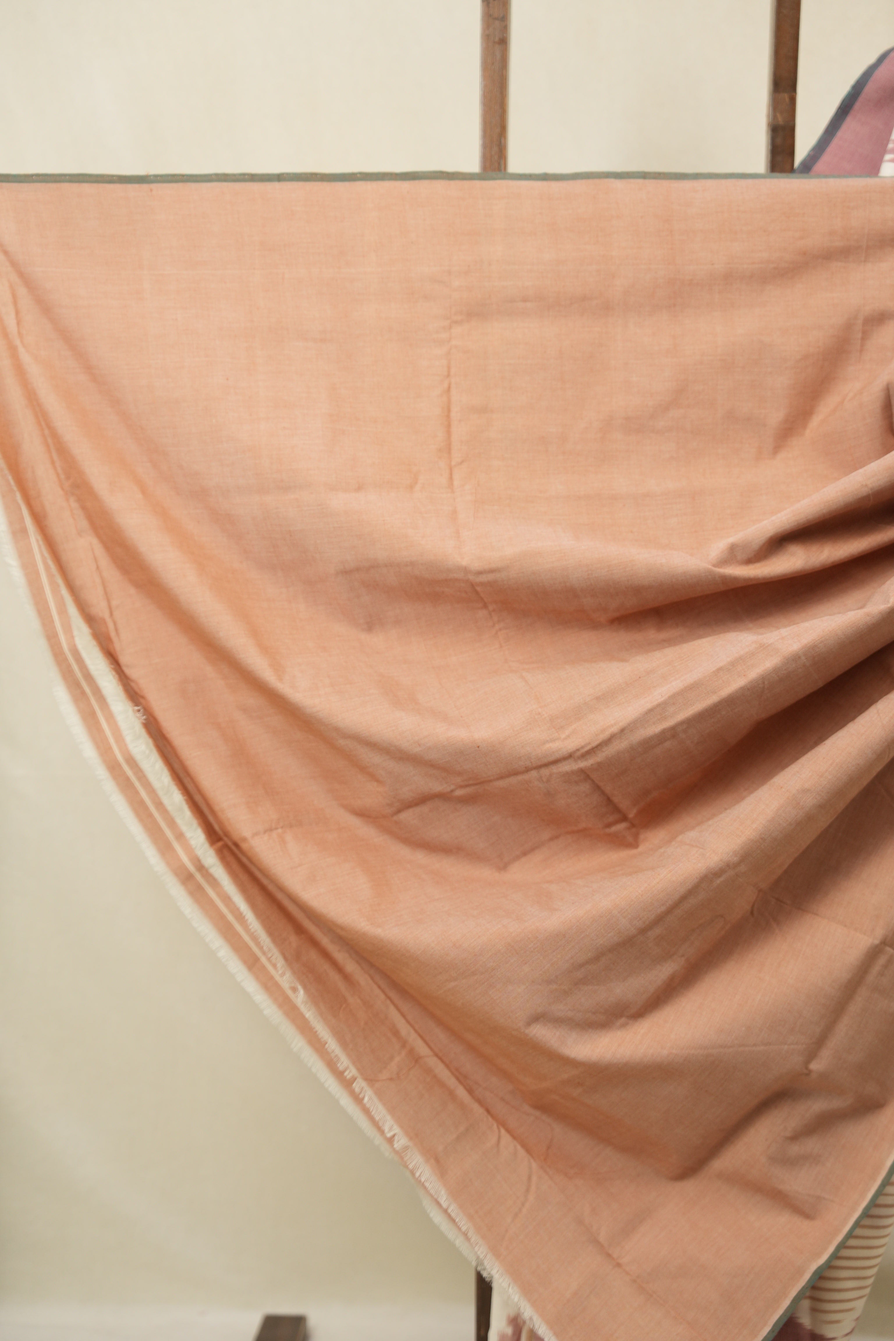 Off-White Pochampalli Cotton Ikat Saree - SROWPCIS673