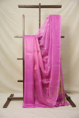 Pink Tissue Banarasi Silk Saree - SRPTBSS24