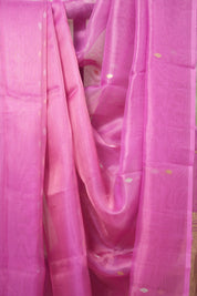 Pink Tissue Banarasi Silk Saree - SRPTBSS24