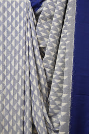 Light Blue Pochampalli Cotton Ikat Saree - SRLBPCIS668