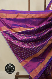White Pochampalli Silk Ikat Saree - SRWPSIS311