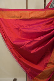 Grey Pochampalli Silk Ikat Saree - SRGPSIS312