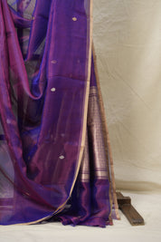 Purple Tissue Banarasi Silk Saree - SRPTBSS12
