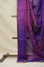 Purple Tissue Banarasi Silk Saree - SRPTBSS12