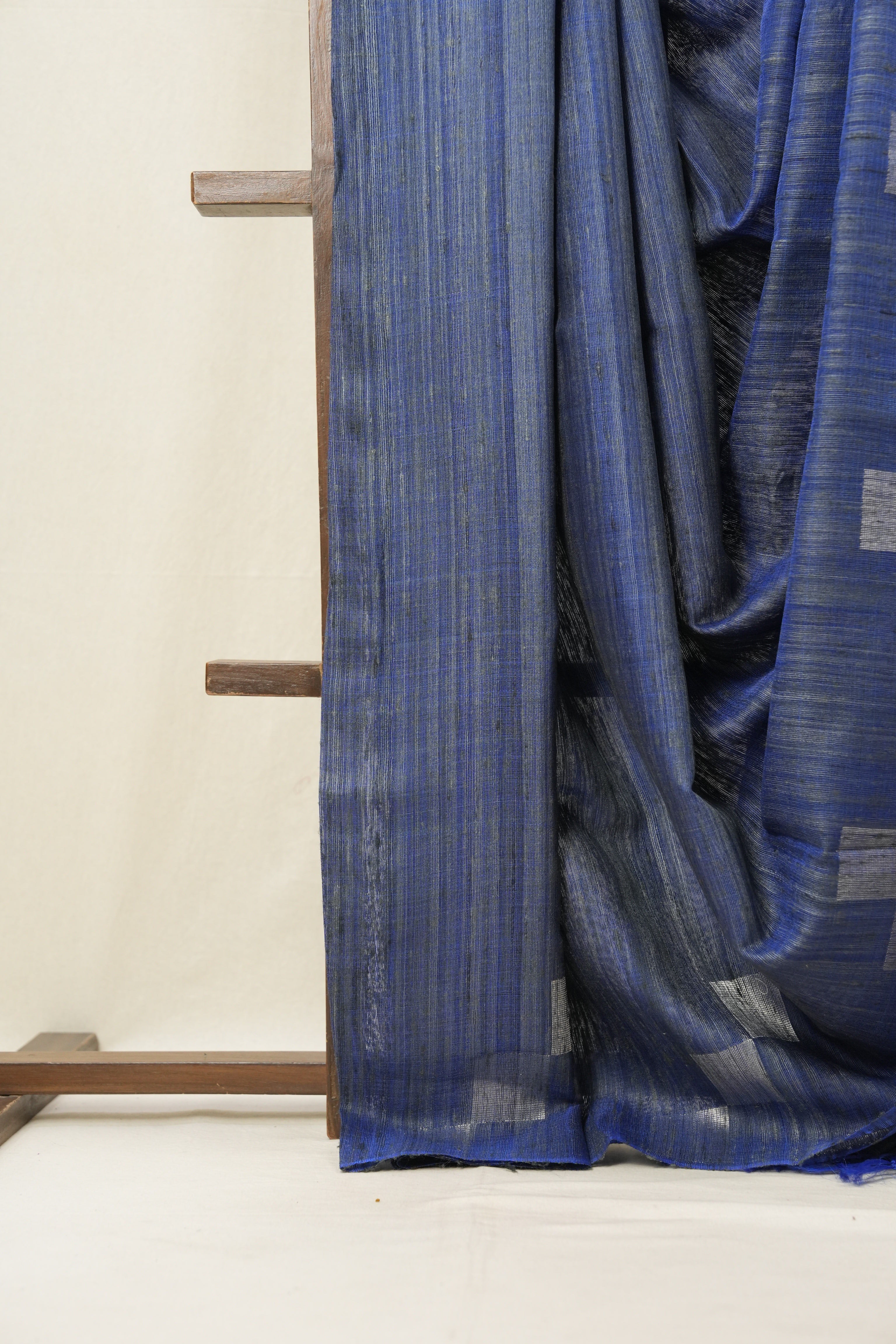 Blue Raw Silk Saree - SRBRSS592