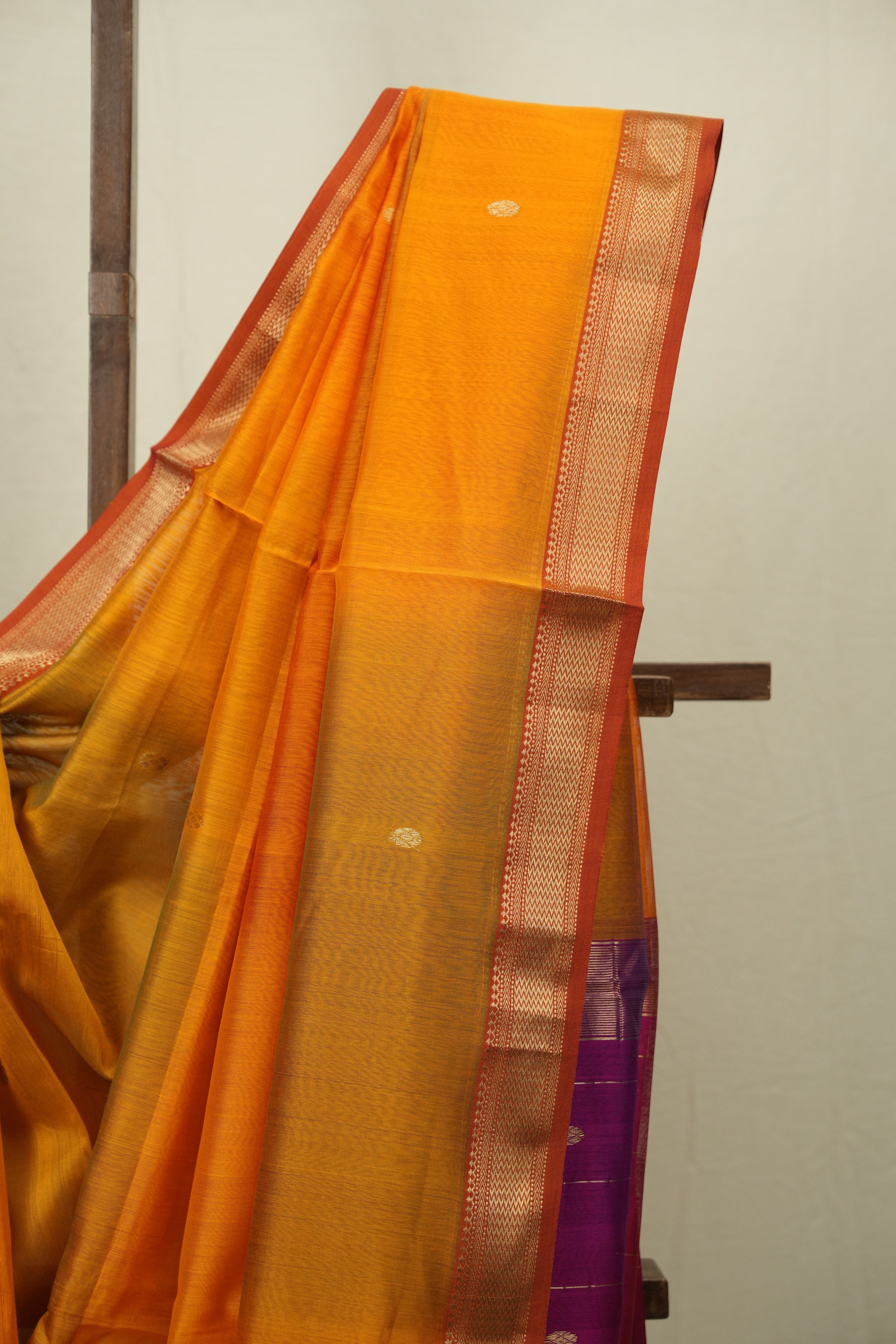 Musturd Maheshwari Saree - SRMMS1193