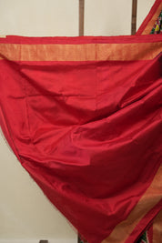 Green Pochampalli Silk Ikat Saree - SRGPSIS310