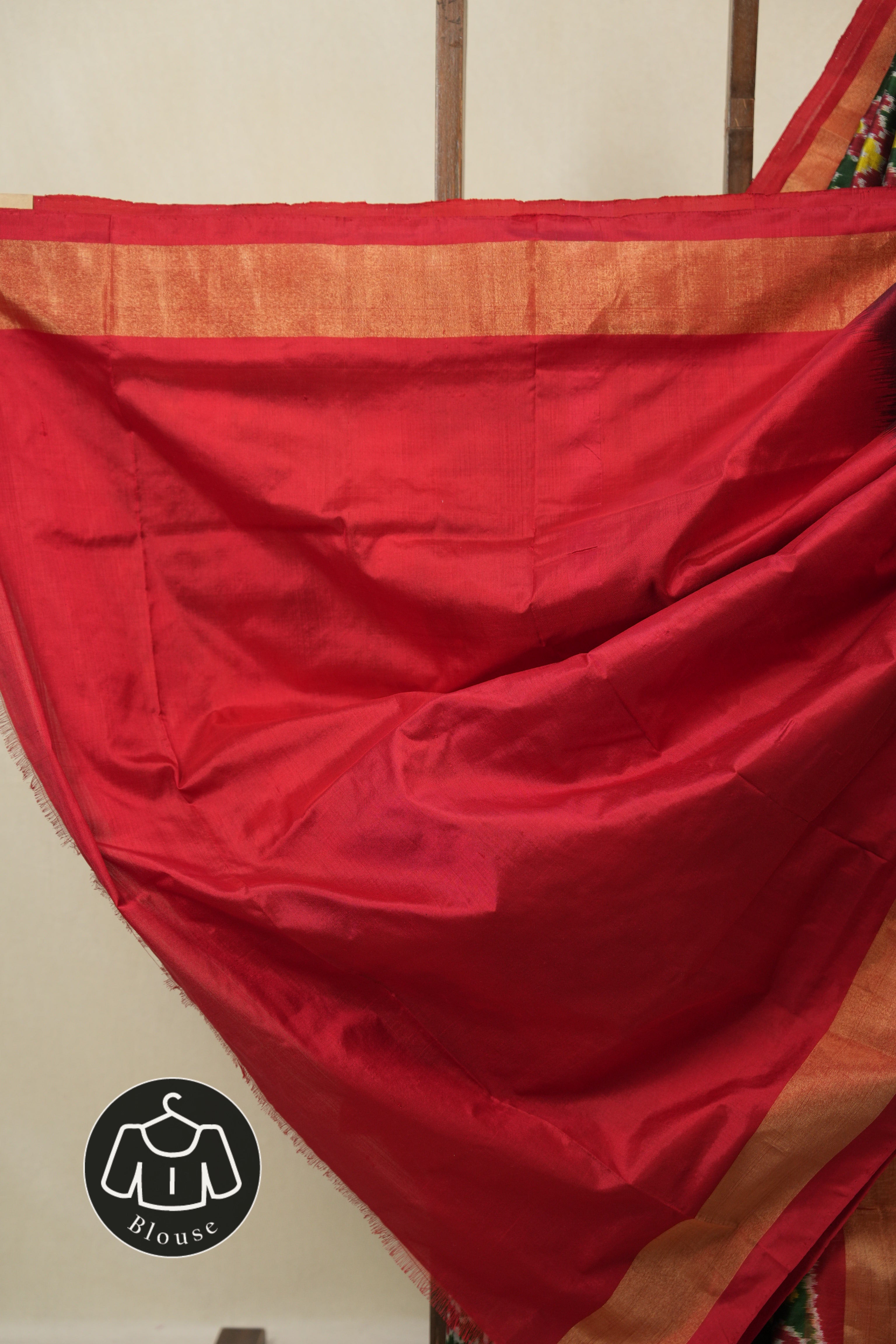 Green Pochampalli Silk Ikat Saree - SRGPSIS310