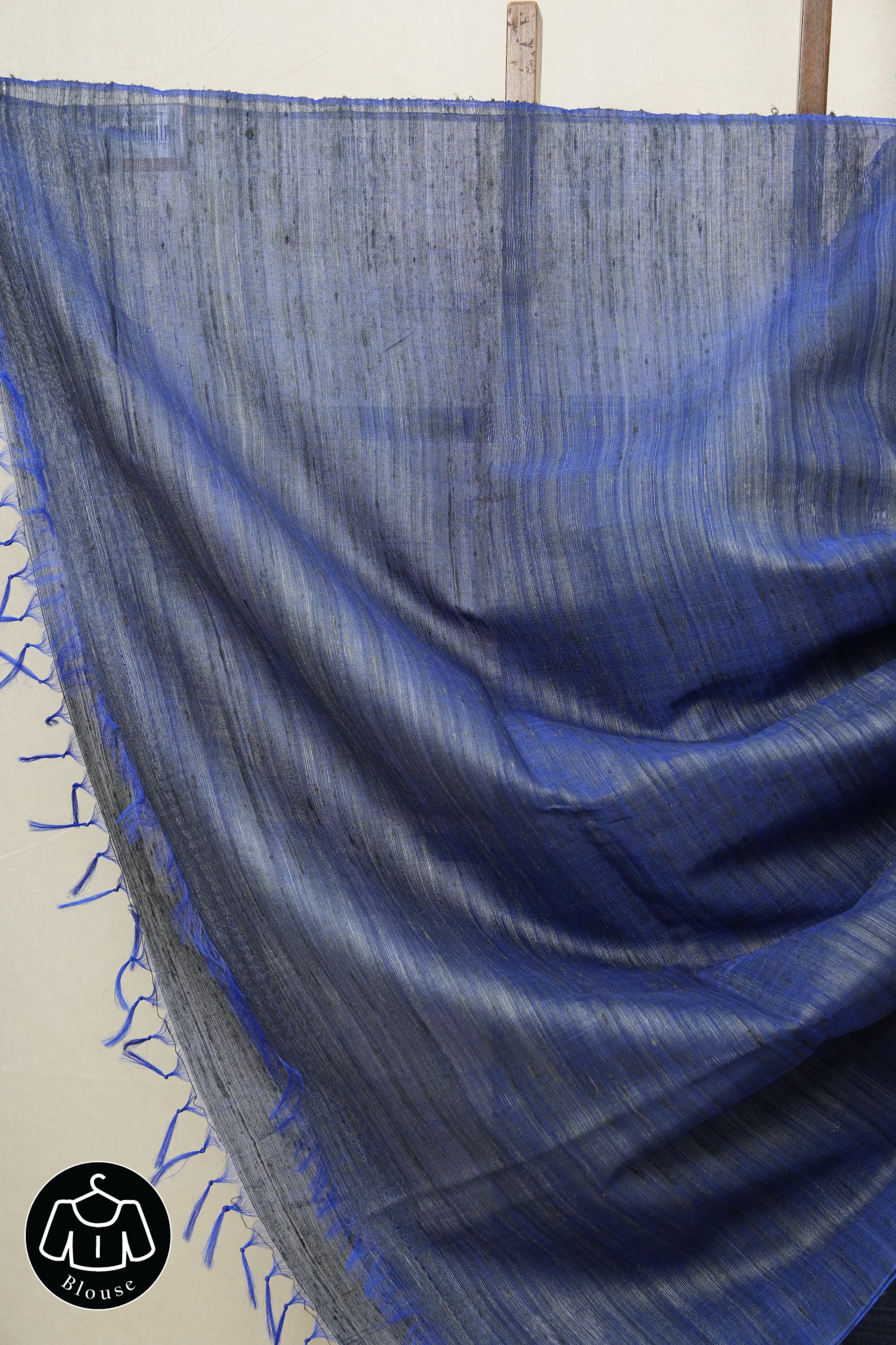 Blue Raw Silk Saree - SRBRSS592
